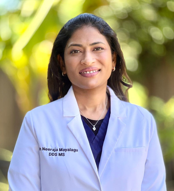 Meet Neeraja S. Mayalagu, DDS in Fremont